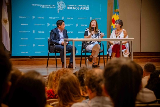 La minstra Estela Díaz y el Ministro Leonardo Nardini presentaron la Unidad de Promoción de Políticas de Género y Diversidad