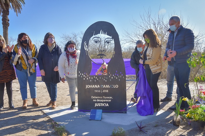 Señalización en Berisso a cuatro años de la desaparición de Johana Ramallo
