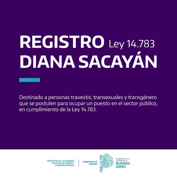 “Registro Diana Sacayán”