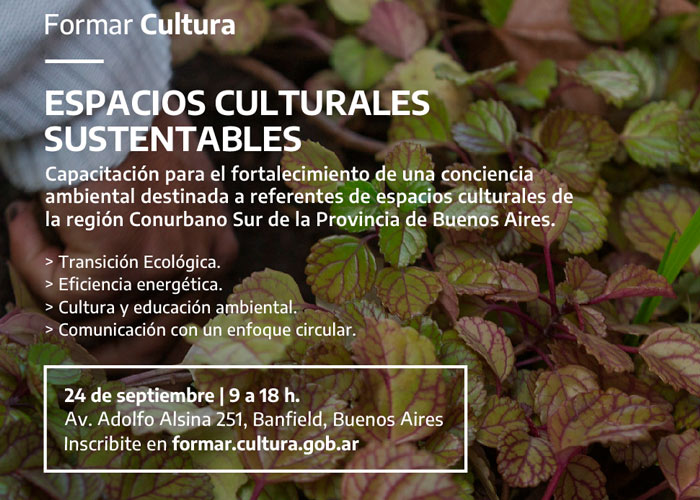 Jornada de capacitación para gestores culturales de la provincia de Buenos Aires