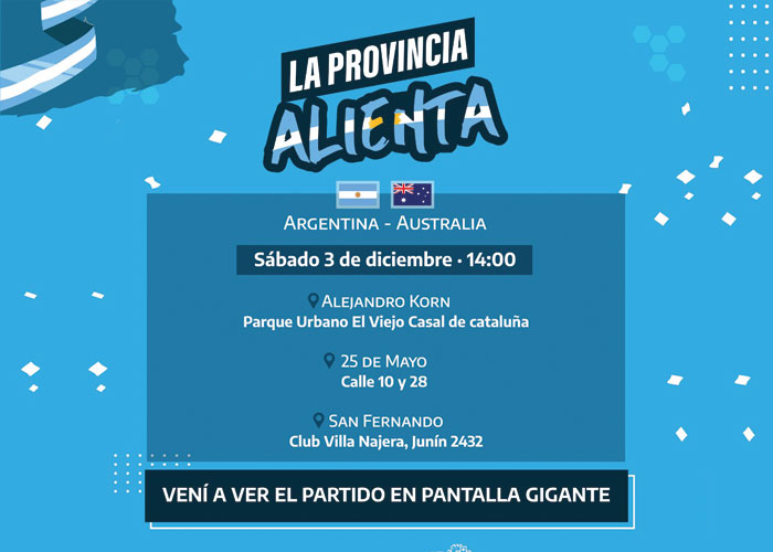 “La Provincia Alienta”