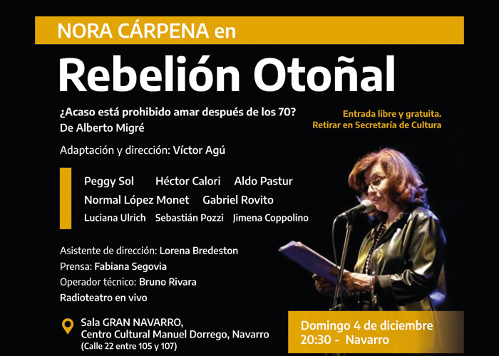  Radioteatro “Rebelión Otoñal”
