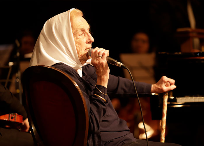 Concierto homenaje a Herenia Sánchez Viamonte, madre de Plaza de Mayo