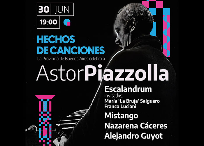 La provincia de Buenos Aires celebra a Astor Piazzolla en el Salón Dorado de la Gobernación