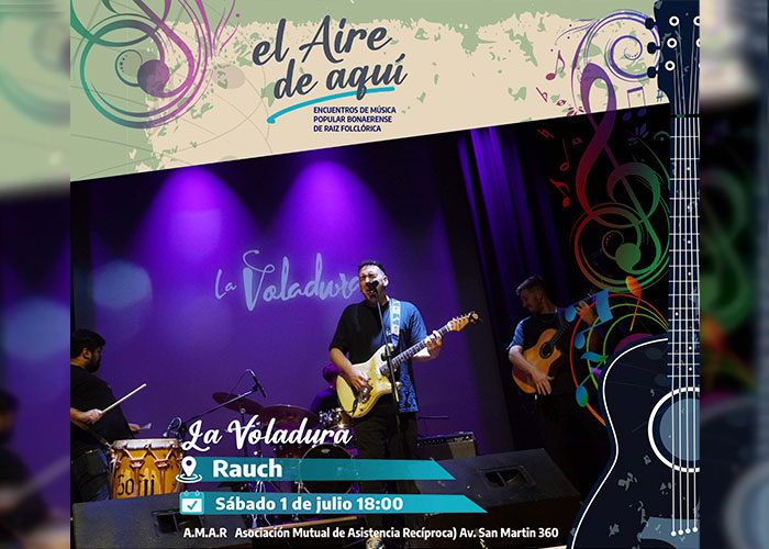 Se presenta “El Aire de Aquí” en Rauch