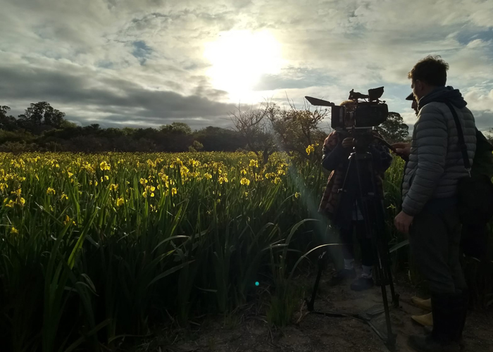 Foto Back Stage rodaje film "La vendedora de Lirios" de Igor Galuk