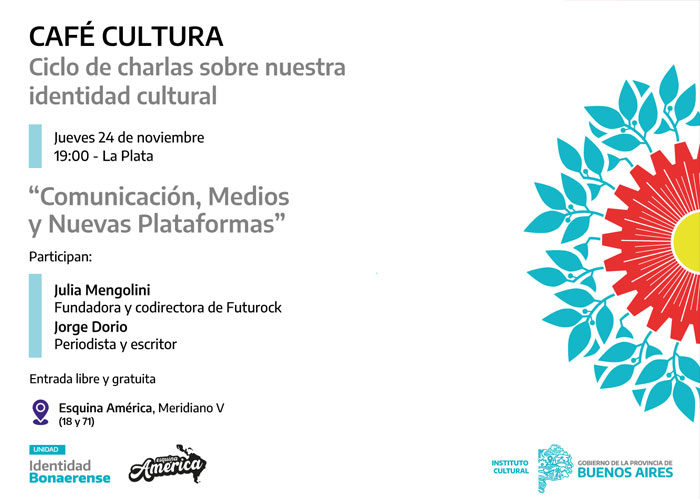 “Café Cultura”: “Comunicación, medios y nuevas plataformas”