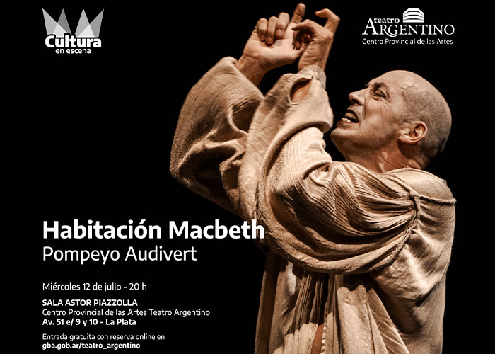 “Habitación Macbeth” vuelve al Teatro Argentino