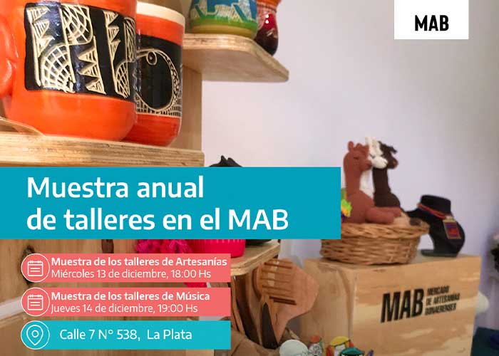 El Mercado de Artesanías Bonaerenses realiza su muestra de fin de año 