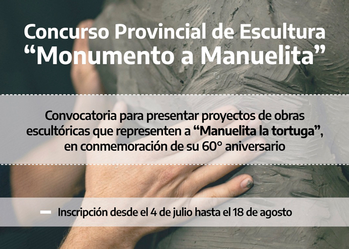 Concurso provincial de escultura “Monumento a Manuelita”