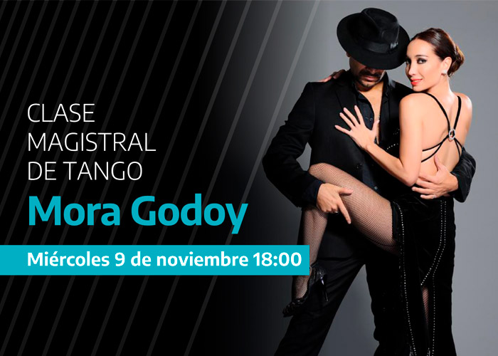 Mora Godoy con una Master Class gratuita y abierta a todo público