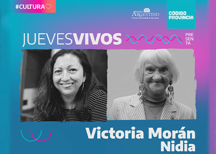 Victoria Morán y Nidia al compás del tango en el Teatro Argentino