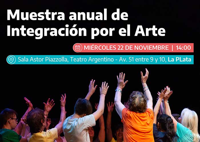 Se presenta la muestra anual de “Integración por el Arte” en el Teatro Argentino