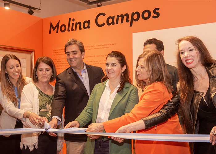 Inauguran muestra "Molina Campos: Trazos en la Intimidad" en el Museo Udaondo