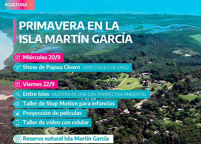 El Instituto Cultural celebra la primavera en la Isla Martín García