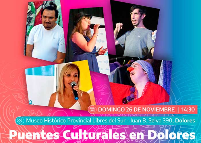 El Instituto Cultural llega a Dolores con “Puentes Culturales”