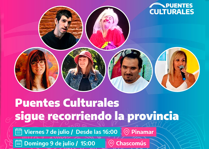 El Instituto Cultural llega a Pinamar y Chascomús con el programa “Puentes Culturales”