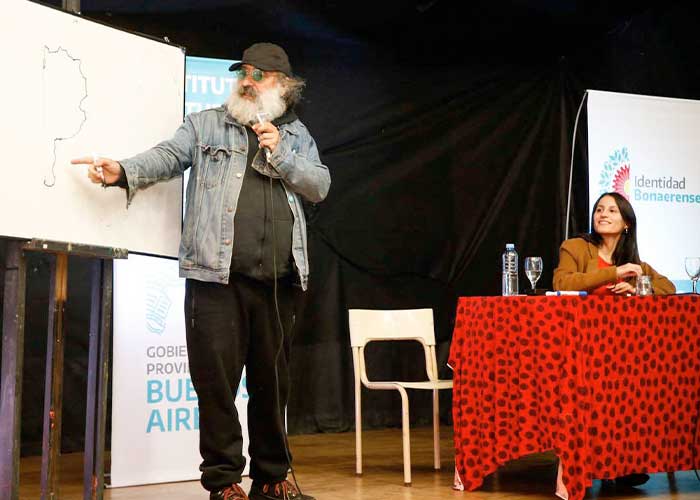 Pedro Saborido y Natalí Incaminato