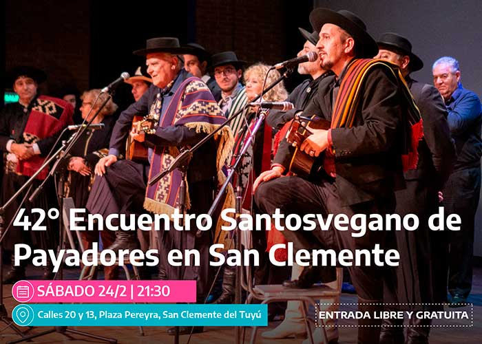 Encuentro Santosvegano de Payadores en San Clemente del Tuyú