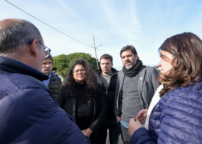 Barrios y Bianco recorrieron obras y programas en Nuevo Golf