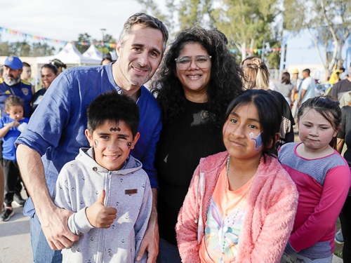 Barrios y Achával inauguraron nuevas plazas en el barrio Monterrey