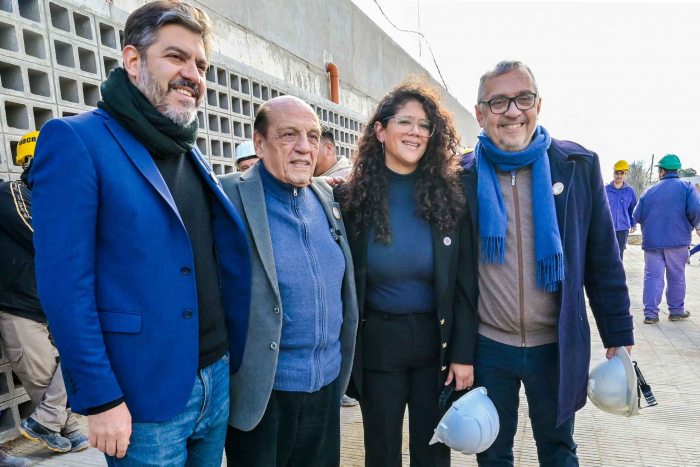 Barrios, Mussi, Bianco y Urquiza recorrieron el polo educativo del barrio Once