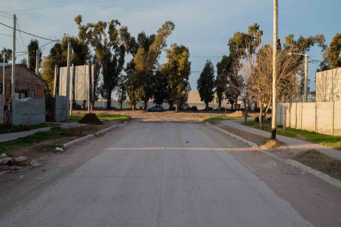 Obra de pavimentación en Más Barrios