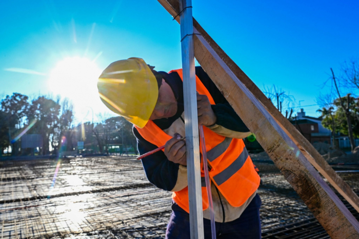 Ensenada: avanzan las obras de construcción de dos espacios deportivos
