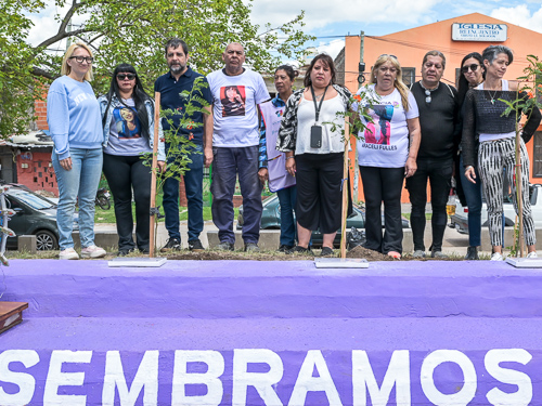 Homenaje a víctimas de femicidios en San Martín
