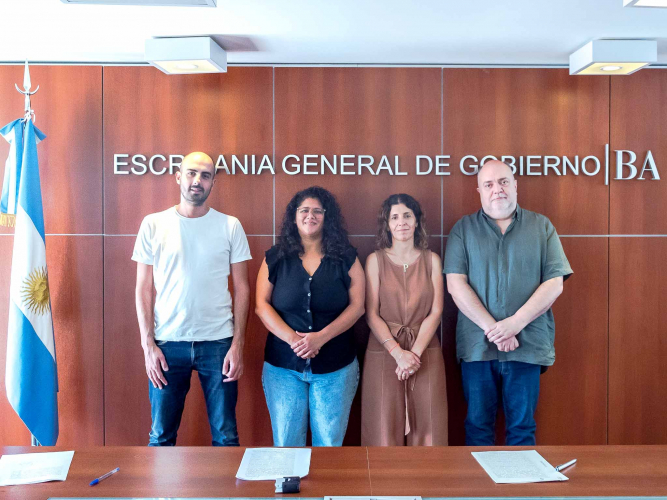 Firma para la transferencia de tierras de los barrios populares de La Matanza