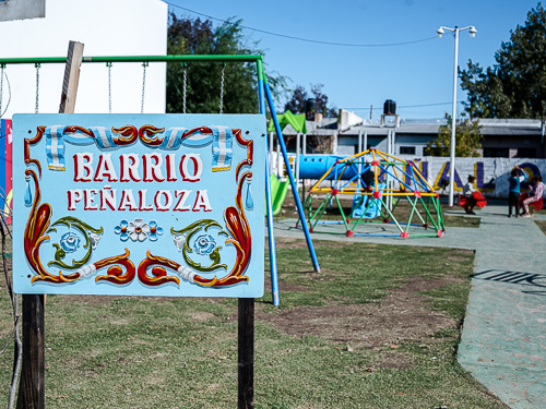 Plaza Peñaloza, una de las obras finalizadas