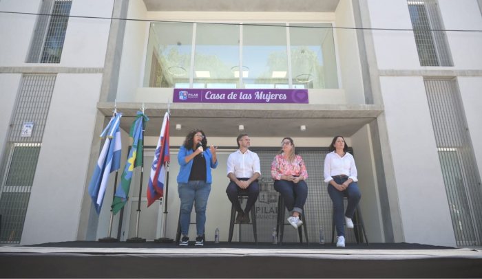 Barrios y Achával inauguraron la Casa de las Mujeres en Pilar