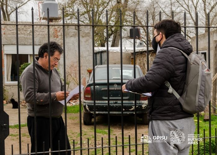 Inicio del operativo de relevamiento censal en San Vicente