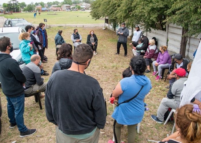 Reunión participativa con vecinas y vecinos de Nuevo Golf