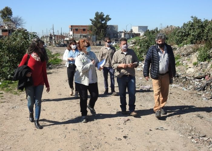 Operativo de relevamiento de basural a cielo abierto en San Martín