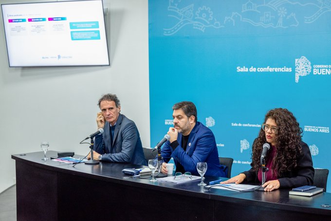 Barrios, Bianco y Katopodis defendieron la obra pública a pesar del desfinanciamiento del Gobierno nacional
