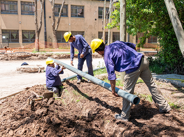 Obras para garantizar el acceso al agua potable al barrio Biocca