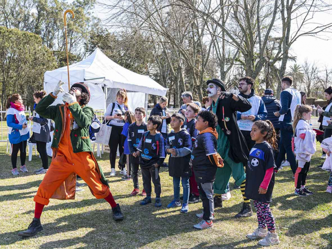 Festejo por el mes de las niñeces en la Quinta de San Vicente