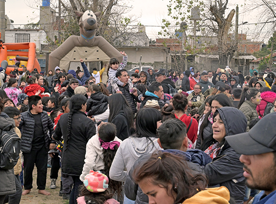 Festejo por el Día de la Niñez en Villa Itatí 