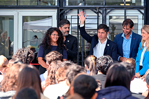 Barrios, Kicillof y Angueira firmaron convenios para el distrito