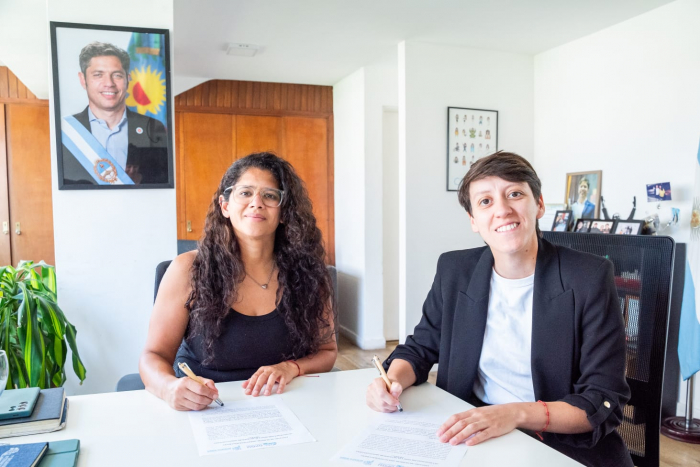 Barrios y Gómez firmaron un acuerdo para obras de infraestructura en Adolfo Gonzales Chaves