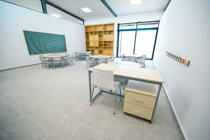 Continúa la construcción del Polo Educativo en el barrio Once