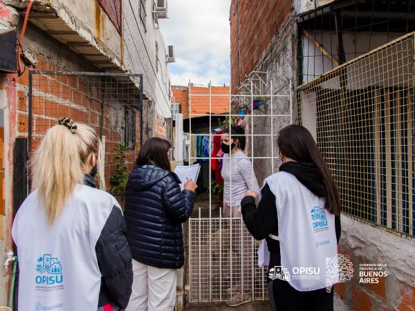 Asistencia a familias de barrios populares