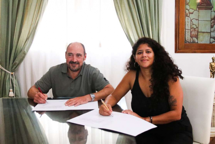 Barrios y Álvarez firmaron obras de infraestructura y visitaron espacios deportivos y comunitarios