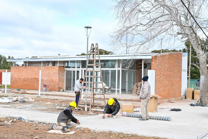 Avanza la construcción del Centro de Desarrollo Infantil de Punta Indio