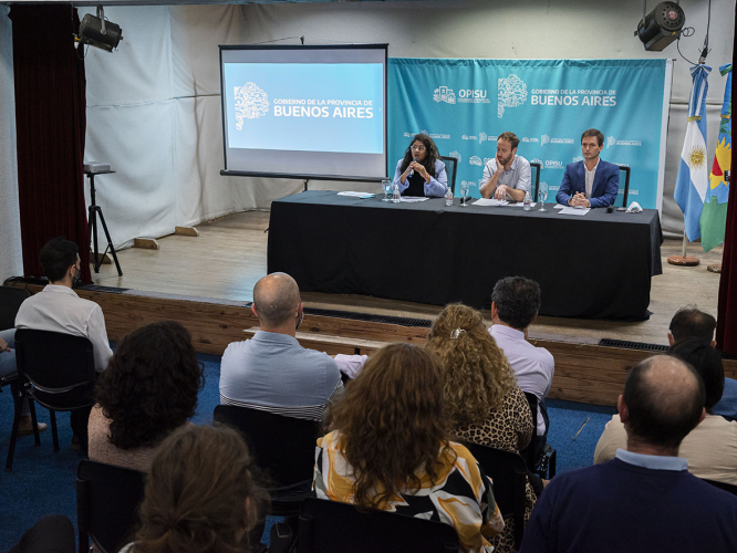 Acto de presentación de los resultados del censo en barrios populares de San Vicente