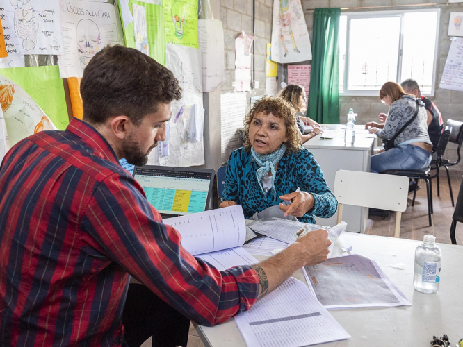 Se realizó un operativo de regularización dominial en el barrio 17 de Marzo