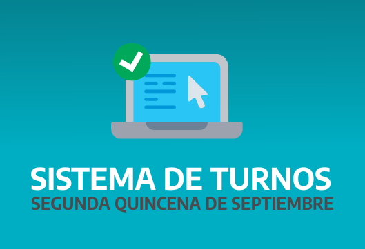 Sistema de turnos: segunda quincena de Septiembre