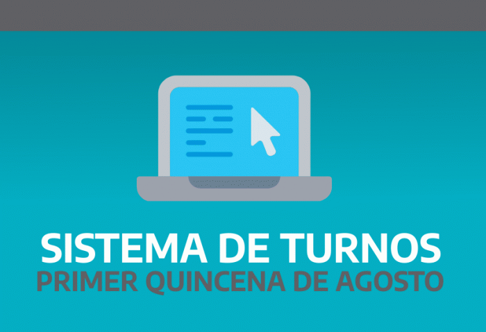 Sistema de turnos: Primer quincena de Agosto