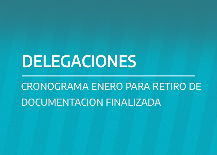 DELEGACIONES ENERO